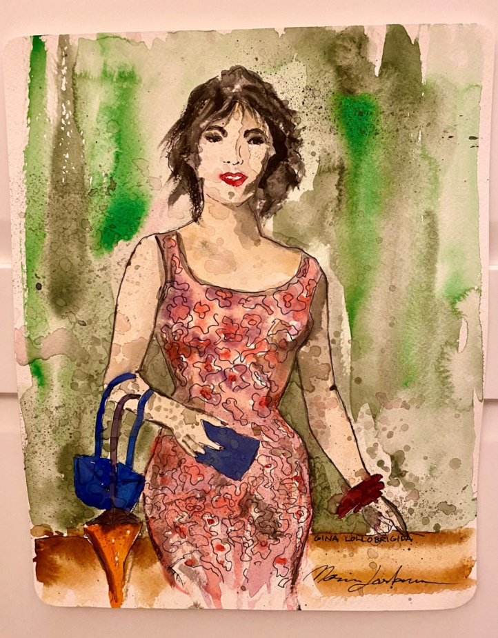 Gina Lollobrigida II in the group Gallery / Techniques / Watercolor at NOA Gallery (100016_ginalollobrigidaii)