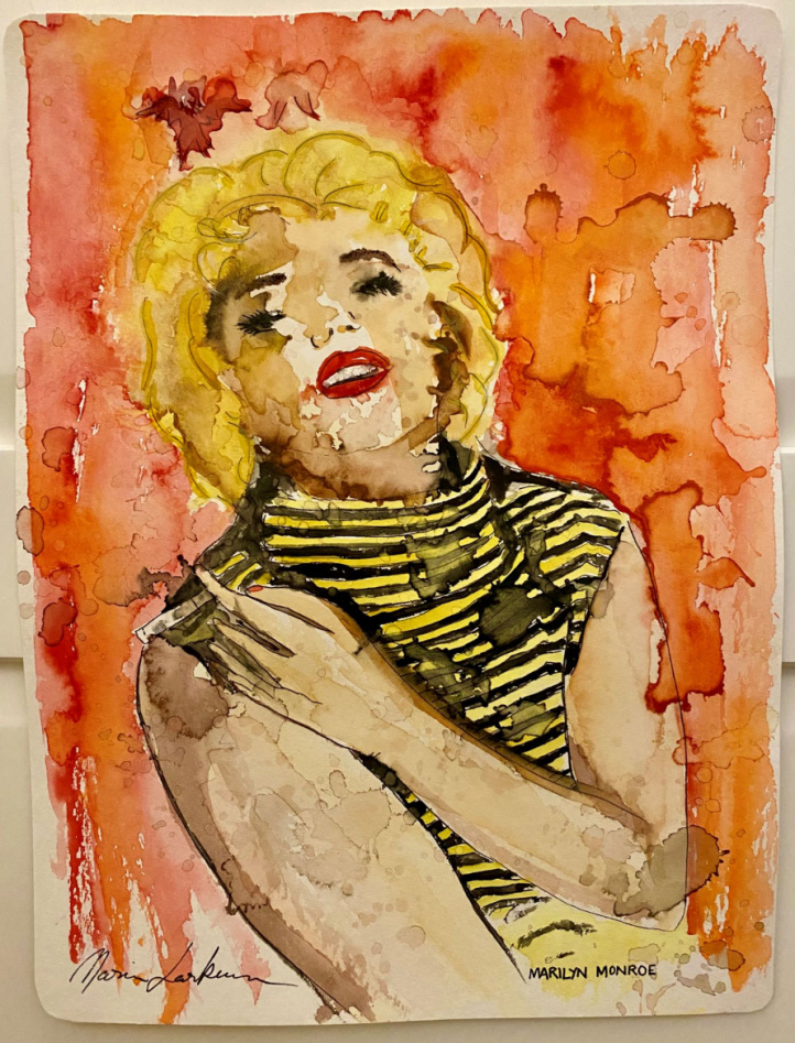Marilyn Monroe in the group Gallery / Techniques / Watercolor at NOA Gallery (100016_marilynmonroe)