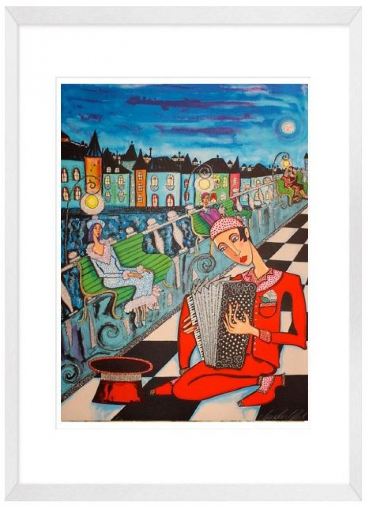 Pont neuf in the group Gallery / Themes / Naïve art at NOA Gallery (100017_419)