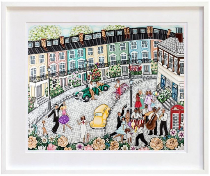 Summer in Notting Hill in the group Gallery / Themes / Naïve art at NOA Gallery (100019_2646)