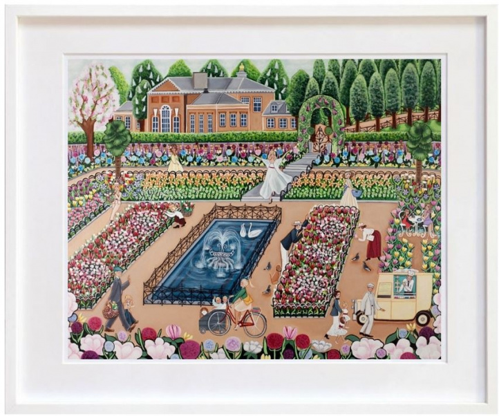 Kensington Gardens in Spring in the group Gallery / Themes / Naïve art at NOA Gallery (100019_2647)