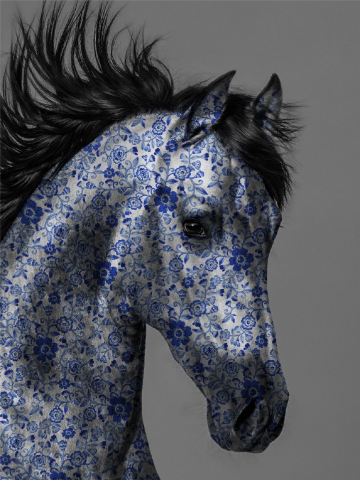 Ming Horse, Blue in the group Gallery / Gifts / Special birthday gifts at NOA Gallery (100038_1648)