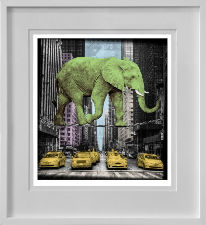 High in New York, Green - Limited Edition in the group Gallery / Themes / at NOA Gallery (100038_649)