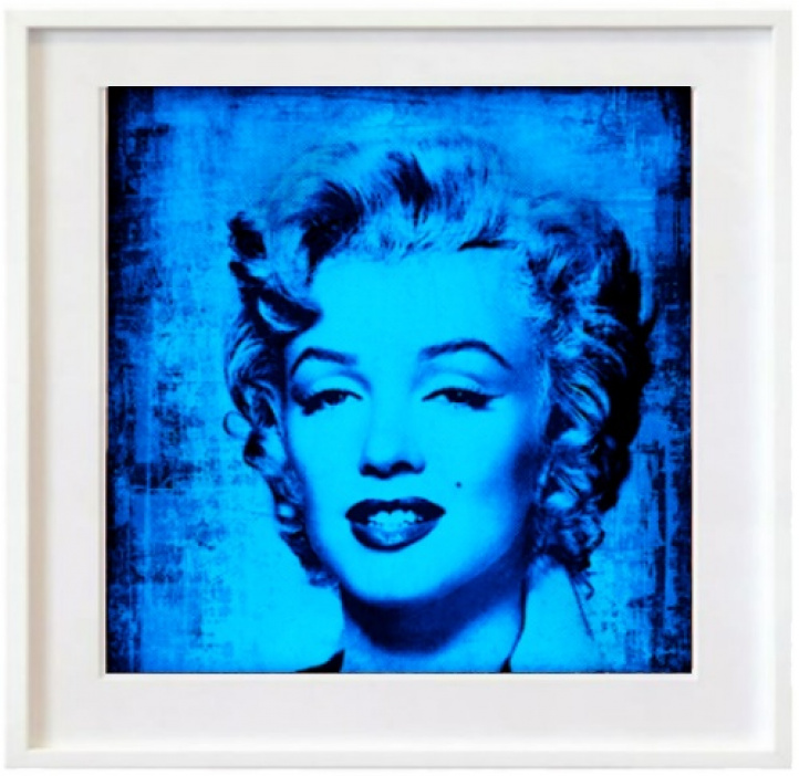Hommage á Marilyn, blå in the group Gallery / Themes / Pop Art at NOA Gallery (100038_7585)