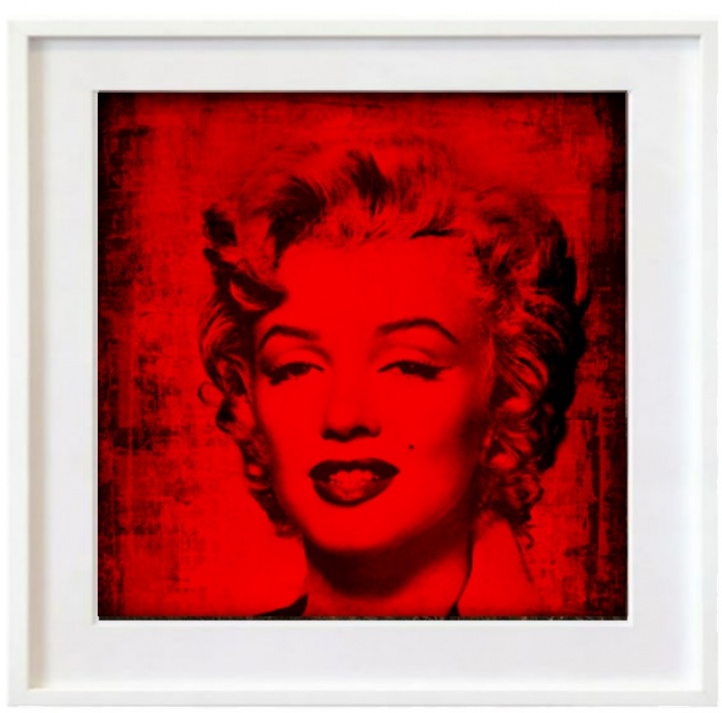 Hommage á Marilyn, röd in the group Gallery / Themes / Pop Art at NOA Gallery (100038_7586)