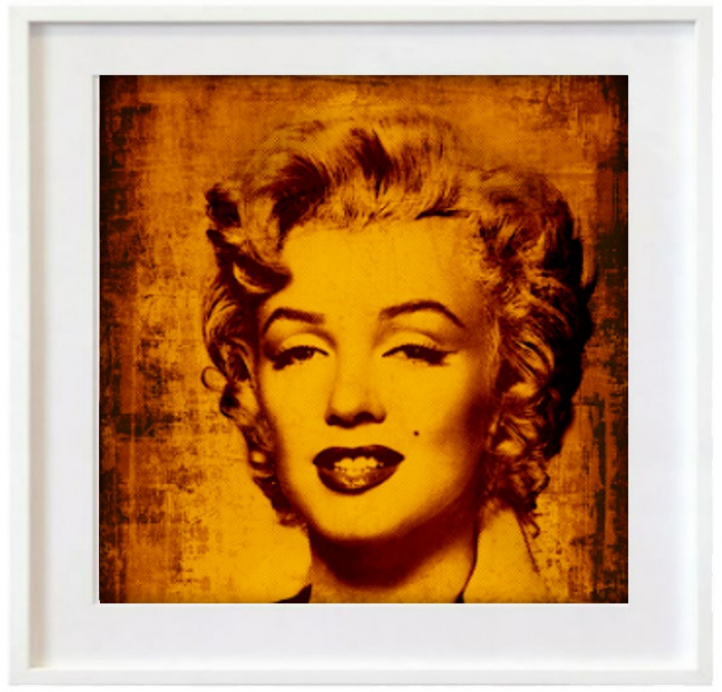 Hommage á Marilyn, orange in the group Gallery / Themes / Pop Art at NOA Gallery (100038_7587)