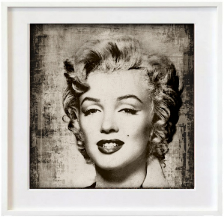 Hommage á Marilyn, grå in the group Gallery / Themes / Pop Art at NOA Gallery (100038_7588)