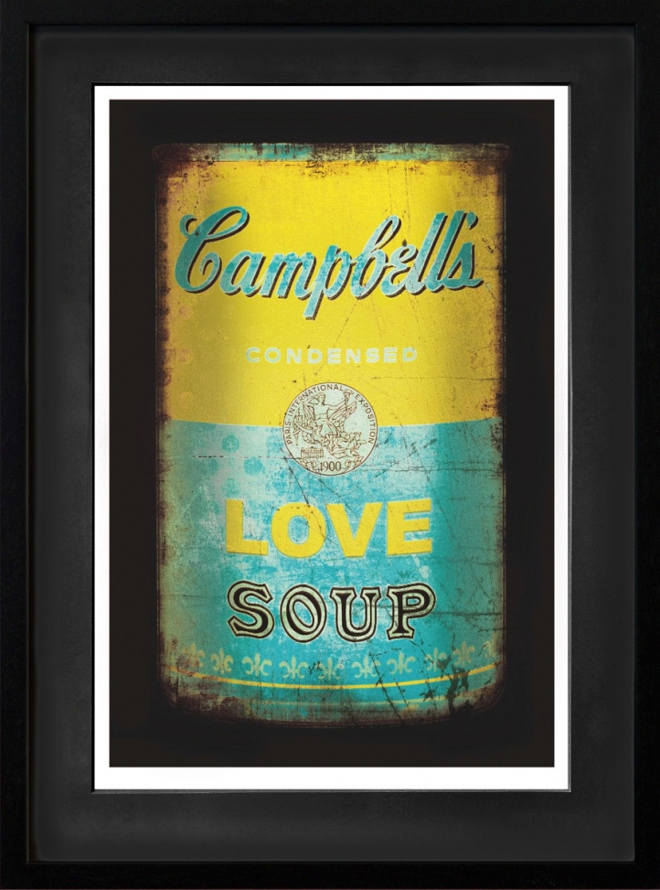 Love soup (Yellow/turqoise) in the group Gallery / Themes / Pop Art at NOA Gallery (100038_832)