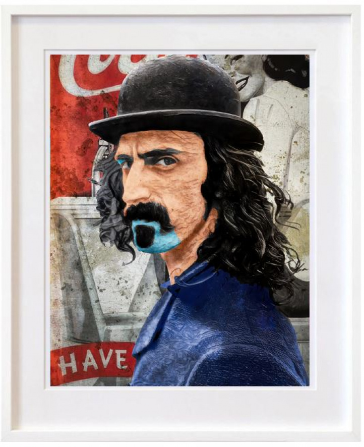 Frank Zappa - The Bowler Hat in the group Gallery / Themes / Pop Art at NOA Gallery (100084_frankzappathbowler)