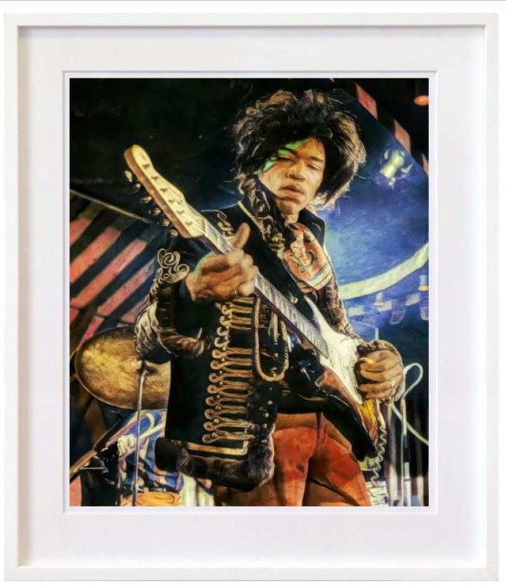 Jimi Hendrix - Daydreaming in the group Gallery / Themes / Pop Art at NOA Gallery (100084_jimihenrixdaydream)