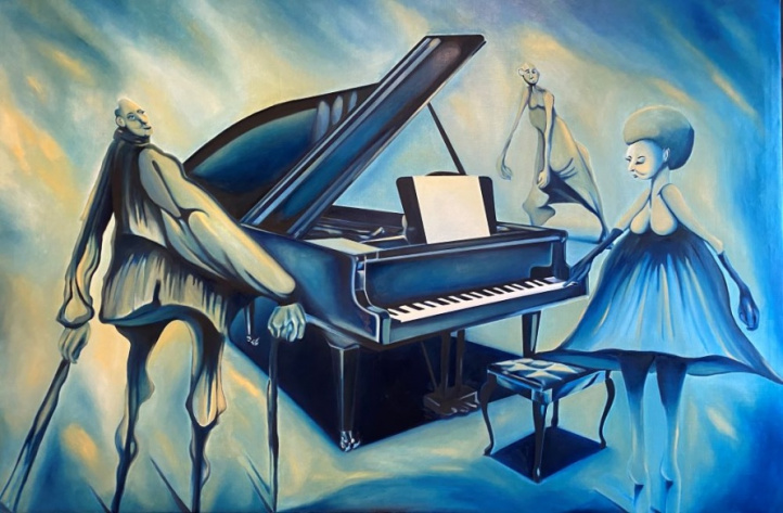 No baby this ain´t no Steinway in the group Gallery / Techniques / Oil paintings at NOA Gallery (100090_3324)