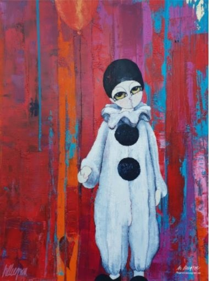 Petit Pierrot in the group Gallery / Gifts / Kids art at NOA Gallery (100113_7506)