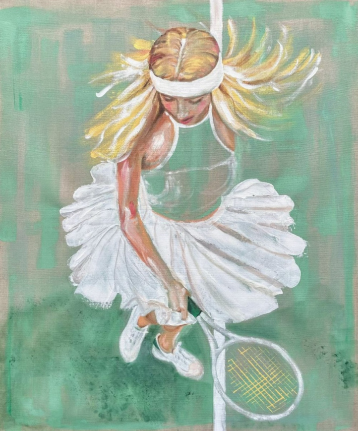 Tennis d´éte in the group Gallery / Decorate with Art / Large paintings at NOA Gallery (100122_3955)