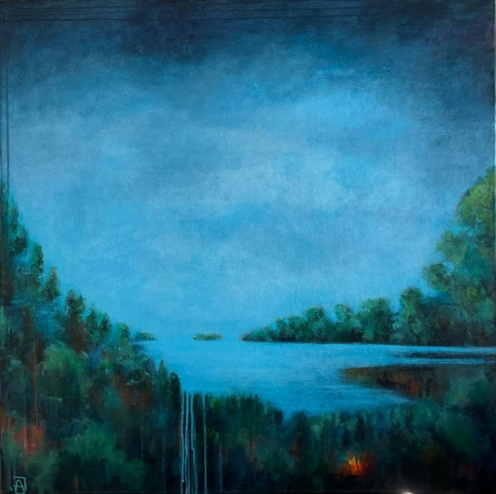 Lägereld in the group Gallery / Decorate with Art / Large paintings at NOA Gallery (100132_3584)