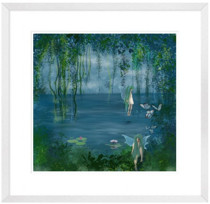 Fairies by Lake 2 in the group Gallery / Decorate with Art / at NOA Gallery (100135_1419)
