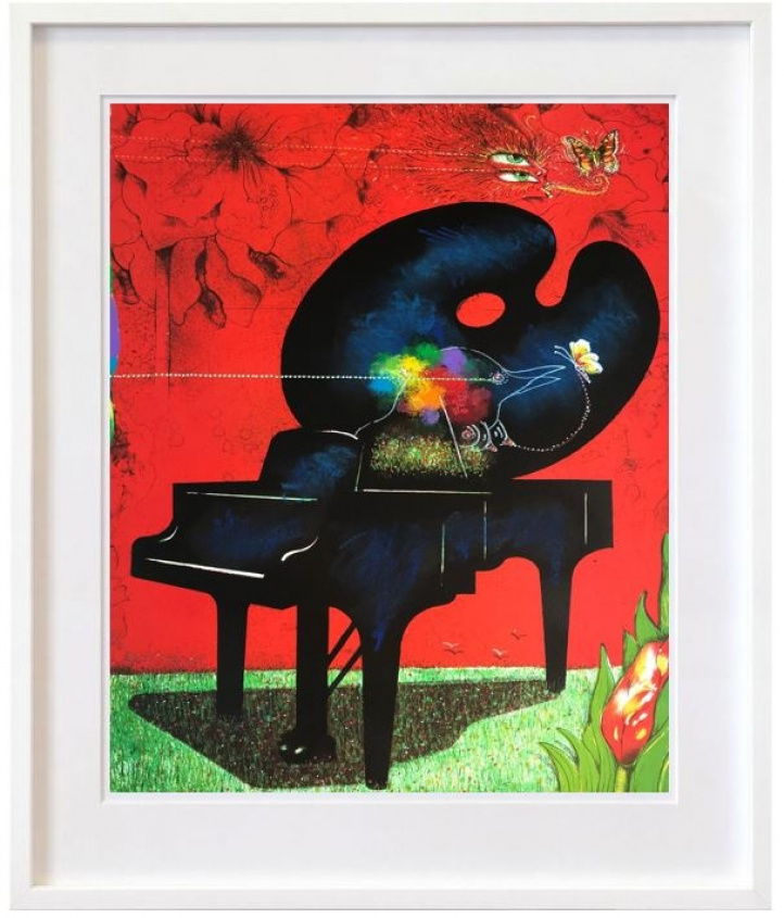 Piano Palette in the group Gallery / Techniques / Lithograph at NOA Gallery (100152_2851)