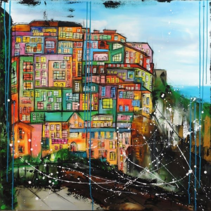 Cinque terre vibes in the group Gallery / Original at NOA Gallery (100160_2964)