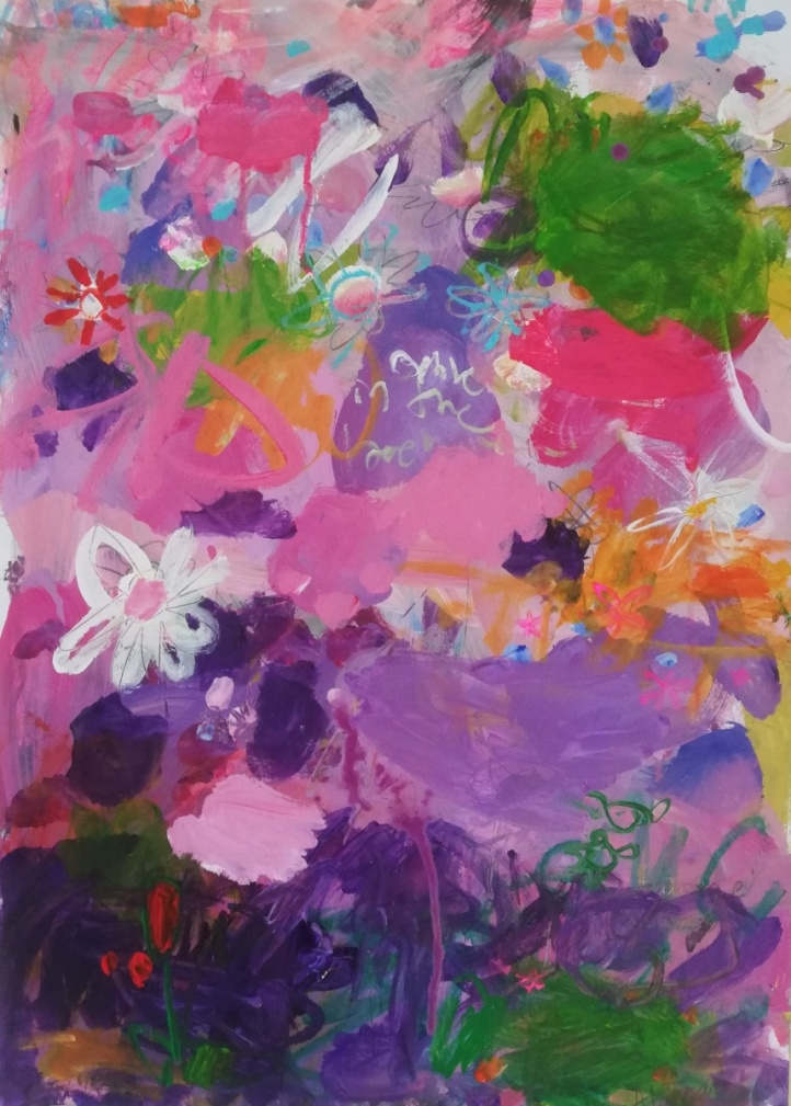 A painting about spring in the group Alla konstnärer / at NOA Gallery (100176_2642)