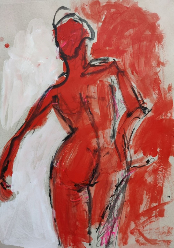 Her red obsession II in the group Gallery / Themes / Strong women at NOA Gallery (100176_2811)